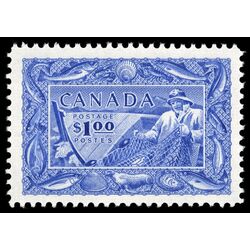 canada stamp 302 fisherman 1 1951 M VFNH 042