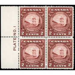 canada stamp 210 new brunswick seal 2 1934 PB UL %231 007