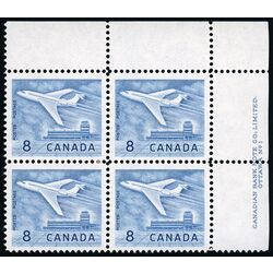 canada stamp 436 jet plane ottawa 8 1964 PB UR %231