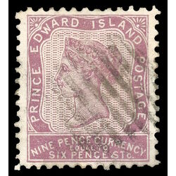 prince edward island stamp 08d queen victoria 9d 1862 U VF 004