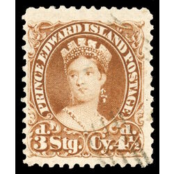 prince edward island stamp 10i queen victoria 4 d 1870 U F VF 003