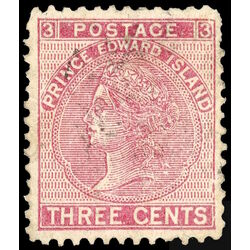 prince edward island stamp 13 queen victoria 3 1872 U VF 003