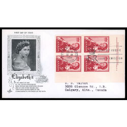 canada stamp 386 queen elizabeth ii 5 1959 FDC UR 038
