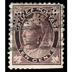canada stamp 73 queen victoria 10 1897 U DEF 032
