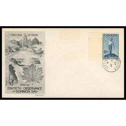 canada stamp 275 canadian citizenship 4 1947 FDC PC 021