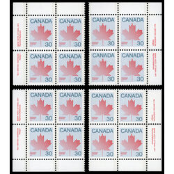 canada stamp 923 maple leaf 30 1982 PB SET %231
