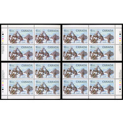 canada stamp 934iv glacier national park 1 1986 PB SET %231