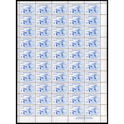 canada stamp 353 whooping cranes 5 1955 M PANE 017