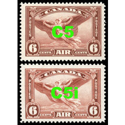 canada stamp c air mail c5i daedalus in flight 6 1935 M VFNH 003