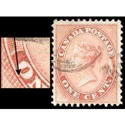 canada stamp 14 queen victoria 1 1859 U VF 045