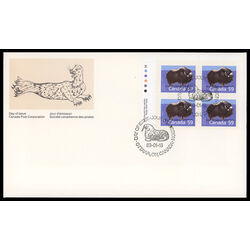 canada stamp 1174 musk ox 59 1989 FDC UL