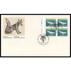 canada stamp 1179 beluga whale 78 1990 FDC UL