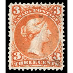 canada stamp 25 queen victoria 3 1868 U XF 052