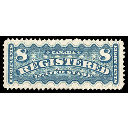 canada stamp f registration f3 registered stamp 8 1876 M VFNG 069