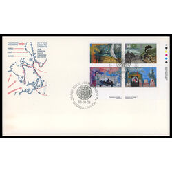 canada stamp 1107i henry hudson 34 1986 FDC LR