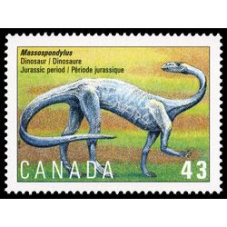 canada stamp 1495 massospondylus jurassic period 43 1993