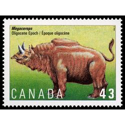 canada stamp 1530i megacerops oligocene epoch 43 1994