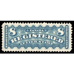 canada stamp f registration f3 registered stamp 8 1876 M VFNG 069