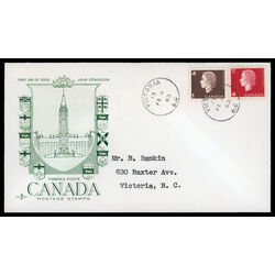 canada stamp 401 404 fdc queen elizabeth ii 1963 FDC COMBO 014