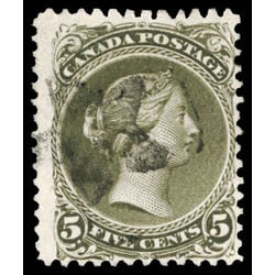 canada stamp 26 queen victoria 5 1875 U F 030