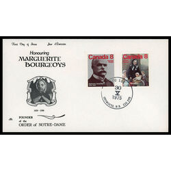 canada stamp 660 marguerite bourgeoys 8 1975 FDC COMBO 007