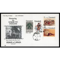 canada stamp 574 7 fdc montagnais naskapi artifacts 1975 FDC COMBO 002