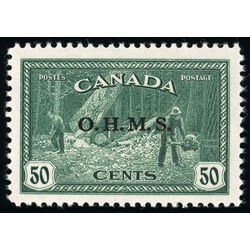 canada stamp o official o9 lumbering 50 1949 M VFNH 023