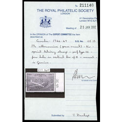 canada stamp o official oce4 air mail special delivery expres 17 1942 M VFNH 002