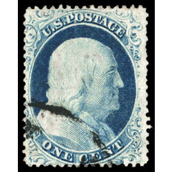 us stamp postage issues 23 franklin 1 1857