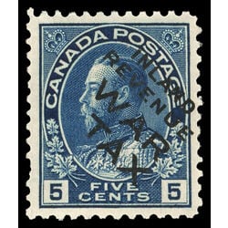 canada stamp mr war tax mr2bi war tax 5 1915 M VFNH 030