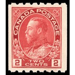 canada stamp 124 king george v 2 1913 M VF 041