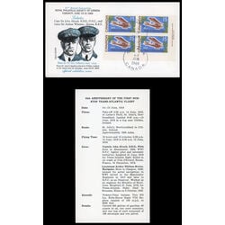 canada stamp 494 vickers vimy over atlantic 15 1969 FDC LR 020