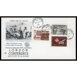 canada stamp 448 canadian delegation 5 1966 FDC COMBO 011
