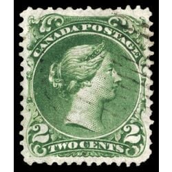 canada stamp 24b queen victoria 2 1868 U VF 027