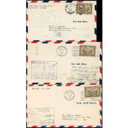 6 canada first flight covers
