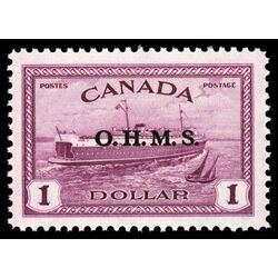canada stamp o official o10 train ferry 1 00 1949 M VFNH 023