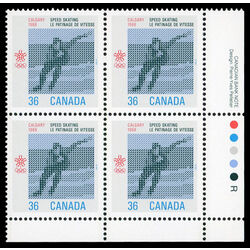 canada stamp 1130 speed skating 36 1987 PB LR