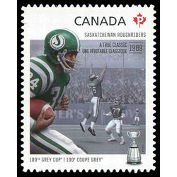 canada stamp 2572 saskatchewan roughriders george reed 1939 a true classic 2012