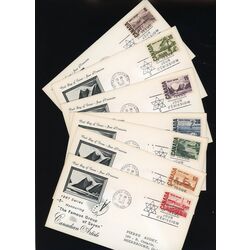 canada stamp 461 65b fdc centennial definitives high values 1967 FDC PC 005