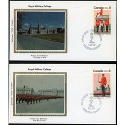 canada stamp 692 colour parade and memorial arch 8 1976 FDC PC 002