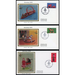 canada stamp 839 41 fdc christmas antique toys 1979 FDC PC 003