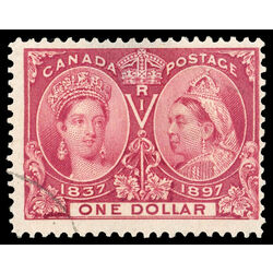 canada stamp 61 queen victoria diamond jubilee 1 1897 U F 109