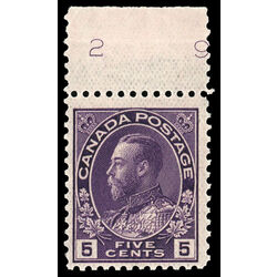canada stamp 112 king george v 5 1922 M FNH 022