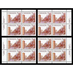 canada stamp 724 row houses 75 1978 PB SET