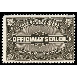 canada stamp o official ox4 officially sealed 1913 M F VFNG 024