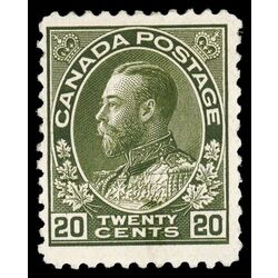 canada stamp 119 king george v 20 1925 M F VF 020