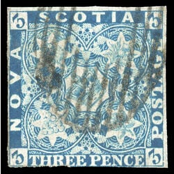 nova scotia stamp 3 pence issue 3d 1851 U F 025