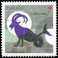 canada stamp 2458 capricorn the sea goat 2013