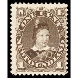 newfoundland stamp 43 edward prince of wales 1 1896 M F 020