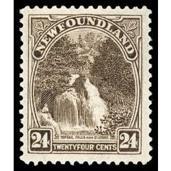 newfoundland stamp 144 topsail falls 24 1923 M VF 009